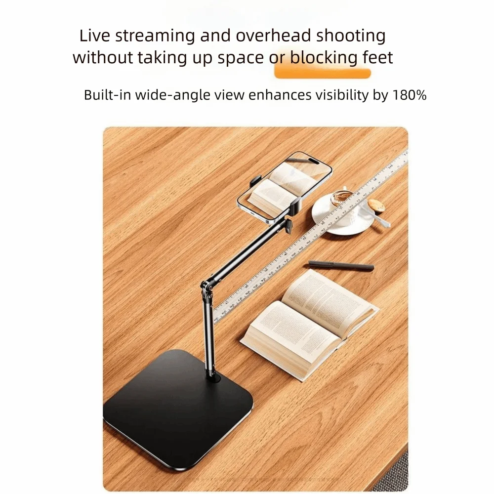 Height Adjustable Desktop Phone Tablet Holder 360 Rotating Clip Mount Folding Tablet Stand Non-slip Multi-purpose
Height Adjustable Desktop Phone Tablet Holder 360 Rotating Clip Mount Folding Tablet Stand Non-slip Multi-purpose