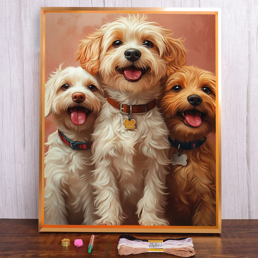 Animal Pet Dog Pre-Printed Cross Stitch DIY Embroidery Kit Painting Handiwork Handicraft Knitting For Adults Home Decor Magic
Animal Pet Dog Pre-Printed Cross Stitch DIY Embroidery Kit Painting Handiwork Handicraft Knitting For Adults Home Decor Magic