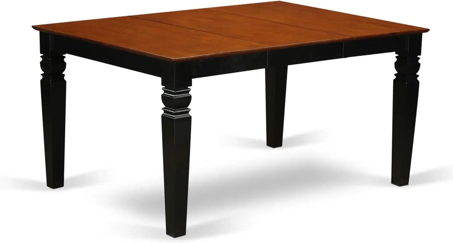 East West Furniture Wet-BCH-TL Weston Modern Dining Rectangle Kitchen Table Top with Butterfly Leaf & Stylish Legs, 42x60 Inch
East West Furniture Wet-BCH-TL Weston Modern Dining Rectangle Kitchen Table Top with Butterfly Leaf & Stylish Legs, 42x60 Inch