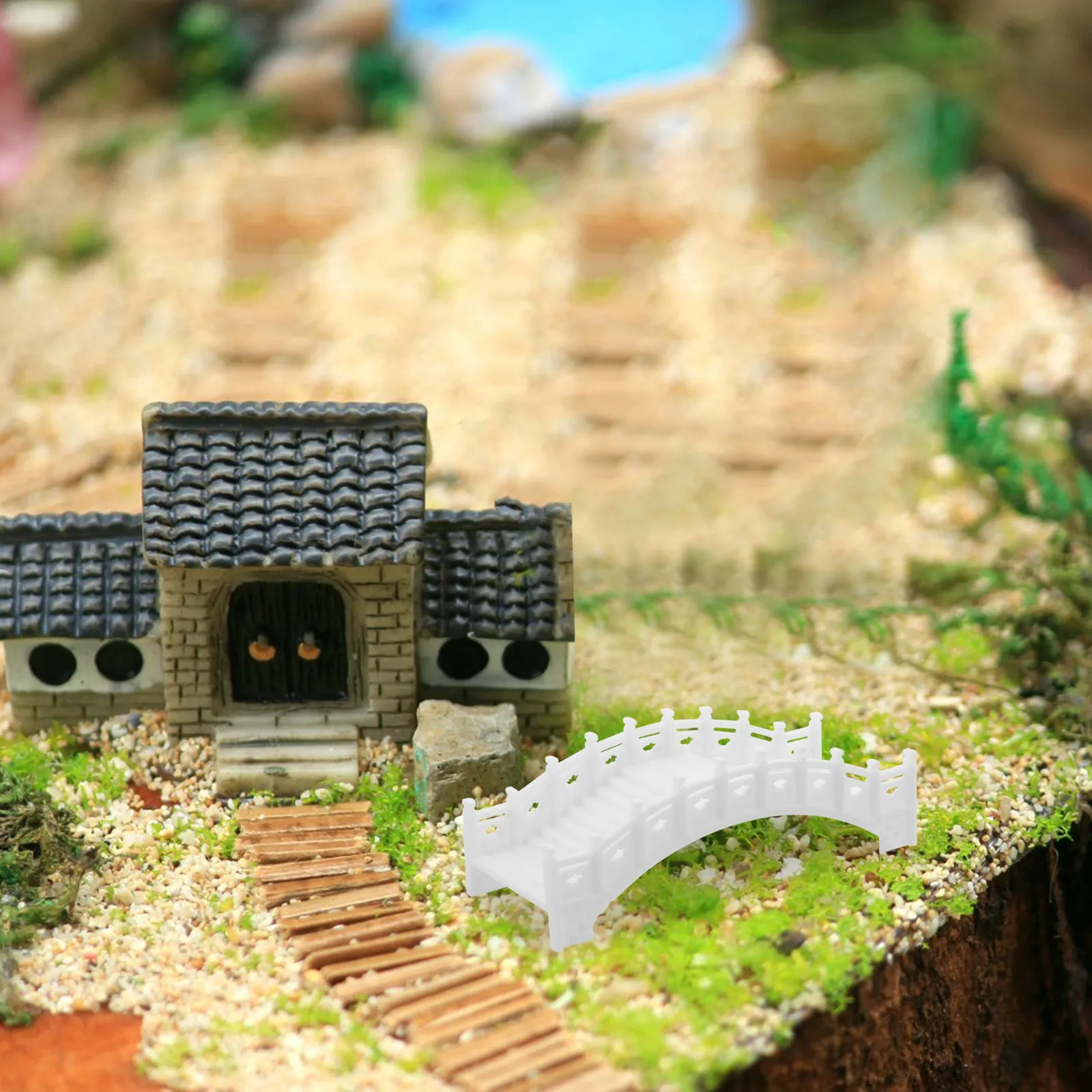 Miniature Arch Bridge Decoration Outdoor Garden Small Landscape Bridge for Terrarium Fairy Garden Micro Landscape Accessory
Miniature Arch Bridge Decoration Outdoor Garden Small Landscape Bridge for Terrarium Fairy Garden Micro Landscape Accessory