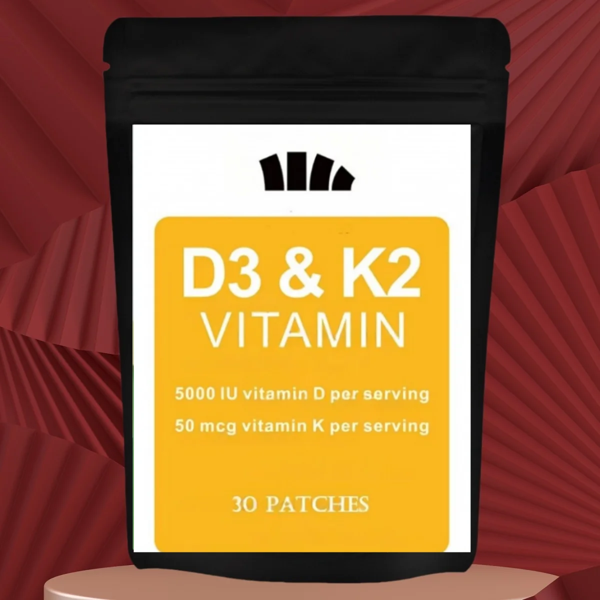 Витамин D3 и витамин K2 (трансмические пластыри, поддерживающие общие здоровье, 30 пластырей
Витамин D3 и витамин K2 (трансмические пластыри, поддерживающие общие здоровье, 30 пластырей