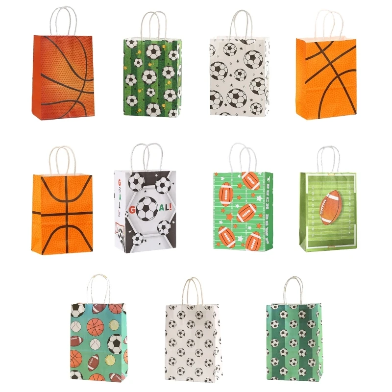 Football Gift Bags Football Birthday Paper Bags Set of 12 Kraft Bags for Football Theme Birthdays Parties Treats Bags
Football Gift Bags Football Birthday Paper Bags Set of 12 Kraft Bags for Football Theme Birthdays Parties Treats Bags