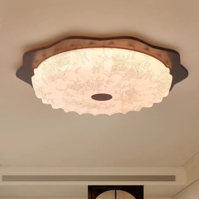 American Retro Bedroom Ceiling Lamps Walnut Wood Aesthetic Antique Style Restaurant Kitchen Homestay Study LED Lighting Fixtures
American Retro Bedroom Ceiling Lamps Walnut Wood Aesthetic Antique Style Restaurant Kitchen Homestay Study LED Lighting Fixtures