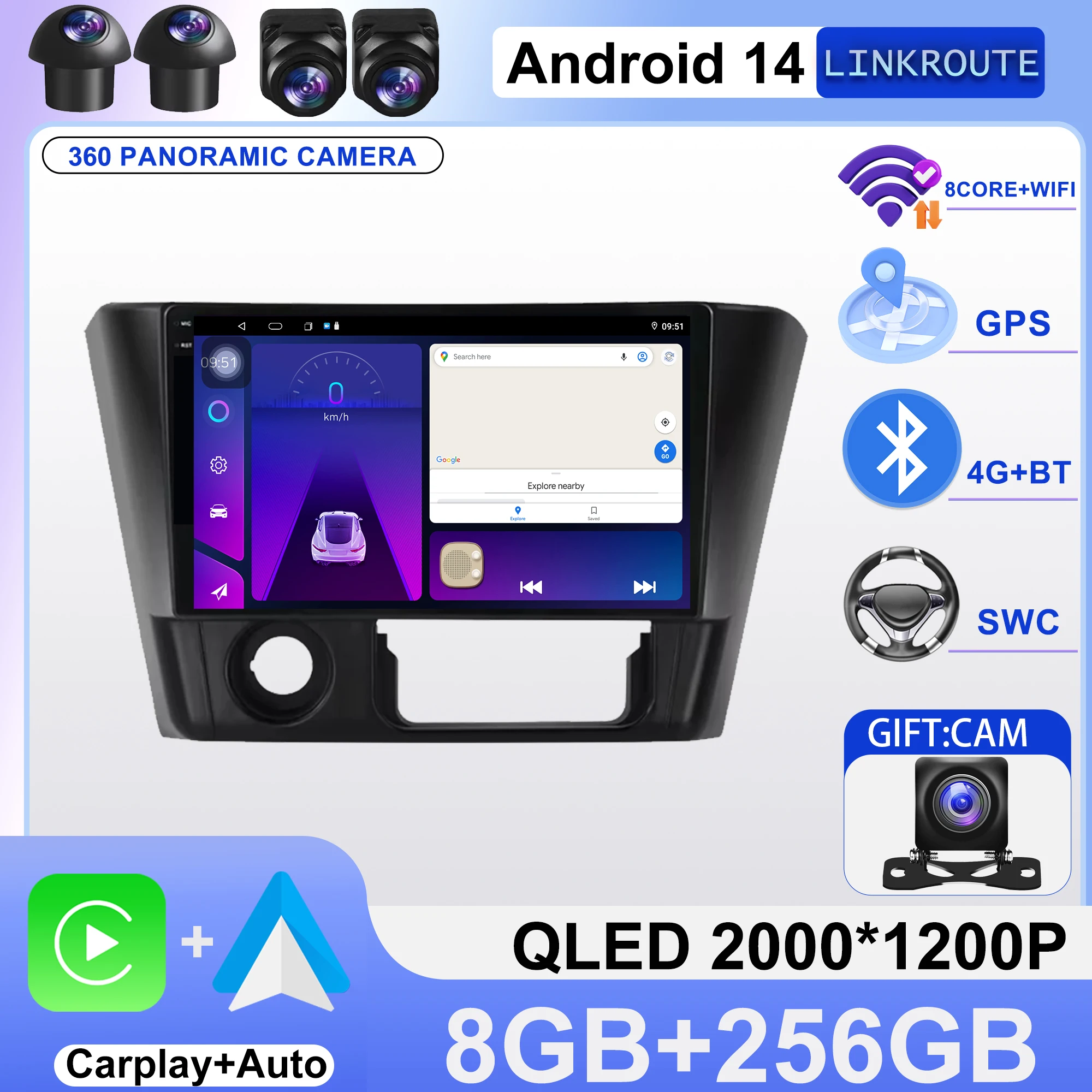 Wireless Carplay Android Auto Radio For Mitsubishi Lancer 1995 - 2001 Car Multimedia Player 4G Navigation GPS Head Unit No 2Din
Wireless Carplay Android Auto Radio For Mitsubishi Lancer 1995 - 2001 Car Multimedia Player 4G Navigation GPS Head Unit No 2Din