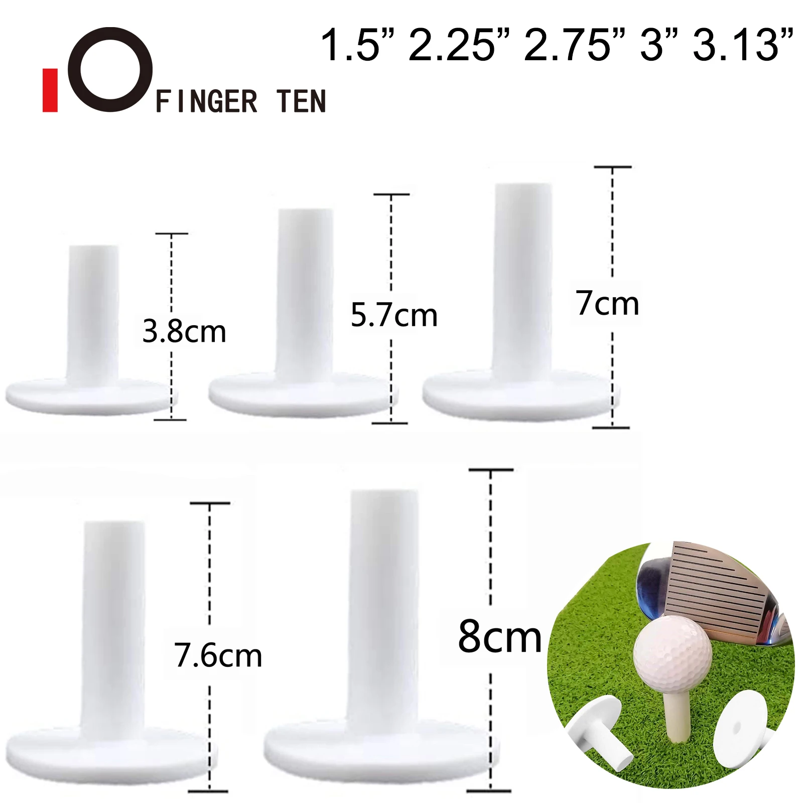 5Pcs Driving Range Practice Golf Tees Rubber Golf Tee Outdoor Training Aid Tools Accessories Ball Holder Home Mat Drop Shipping
5Pcs Driving Range Practice Golf Tees Rubber Golf Tee Outdoor Training Aid Tools Accessories Ball Holder Home Mat Drop Shipping