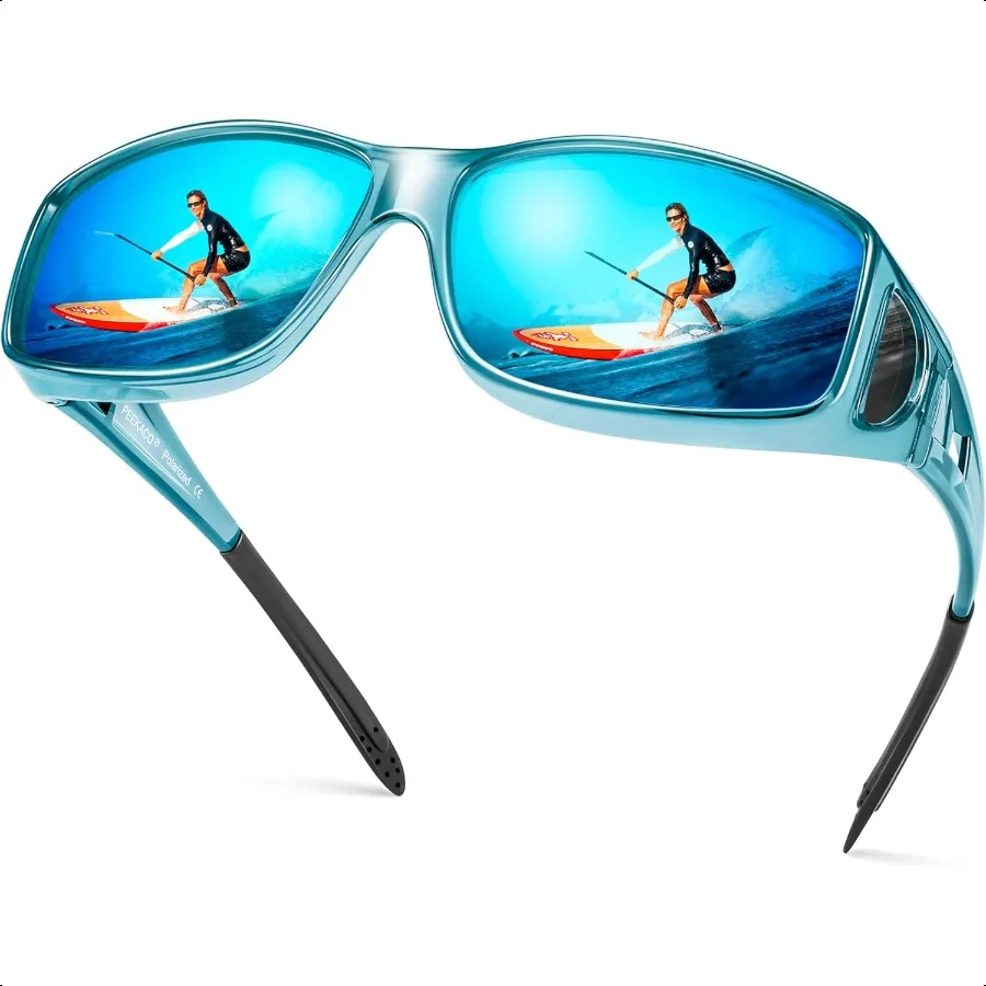 Polarized Sunglasses Fit Over Glasses for Women Men with UV400 Protection Over Wrap Around Sun Glasses
Polarized Sunglasses Fit Over Glasses for Women Men with UV400 Protection Over Wrap Around Sun Glasses
