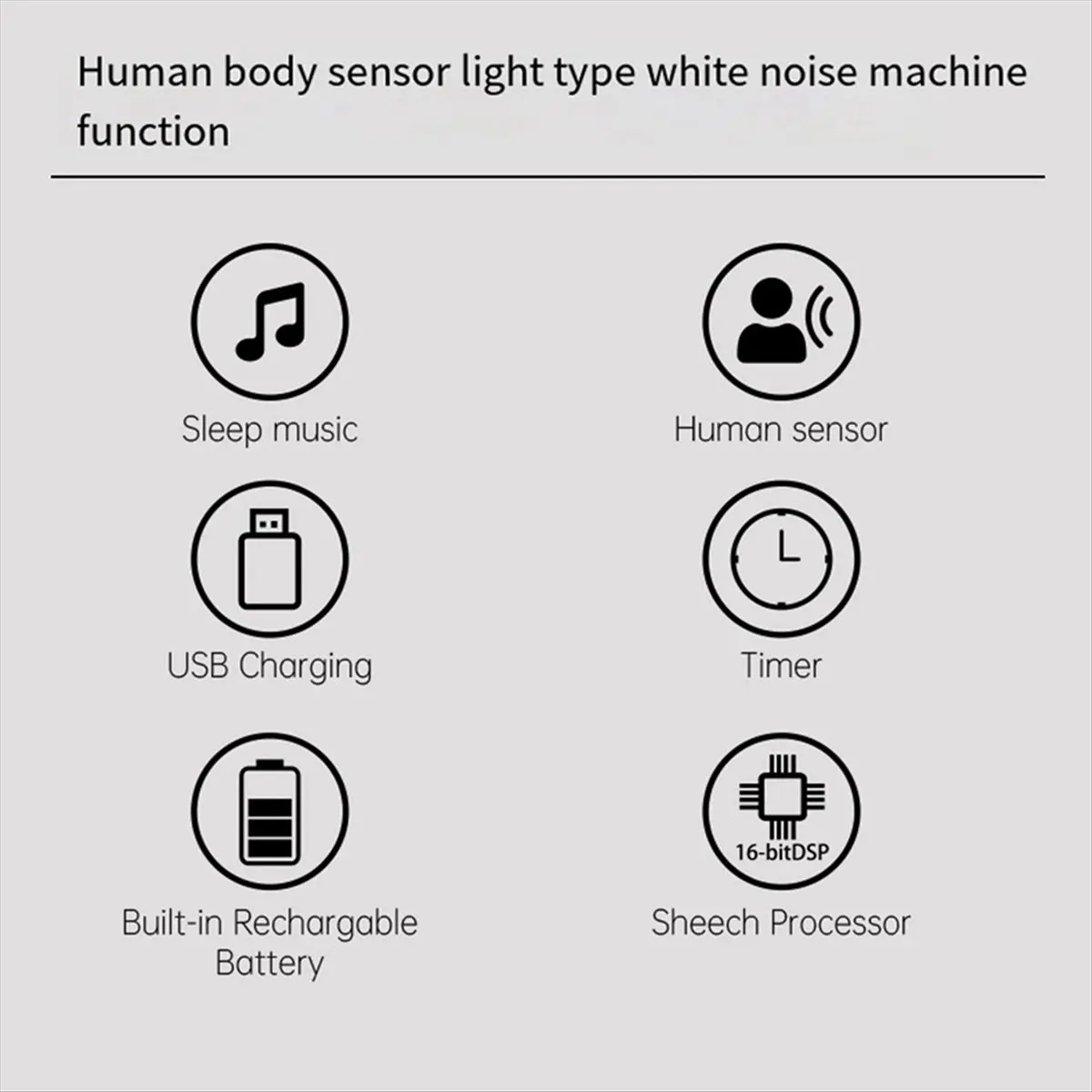 【RU30】White Noise Sleep Device Breathing Light Maternal Infant Sleep Aid Night Light Human Body Induction Sleep Device Light
【RU30】White Noise Sleep Device Breathing Light Maternal Infant Sleep Aid Night Light Human Body Induction Sleep Device Light
