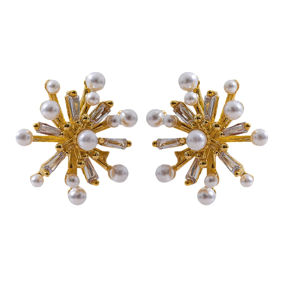 Mchic Earrings Women's Earrings Luxury Designer Fireworks Imitation Pearls Zircon Delicate Original Temperament Jewelry Gifts
Mchic Earrings Women's Earrings Luxury Designer Fireworks Imitation Pearls Zircon Delicate Original Temperament Jewelry Gifts