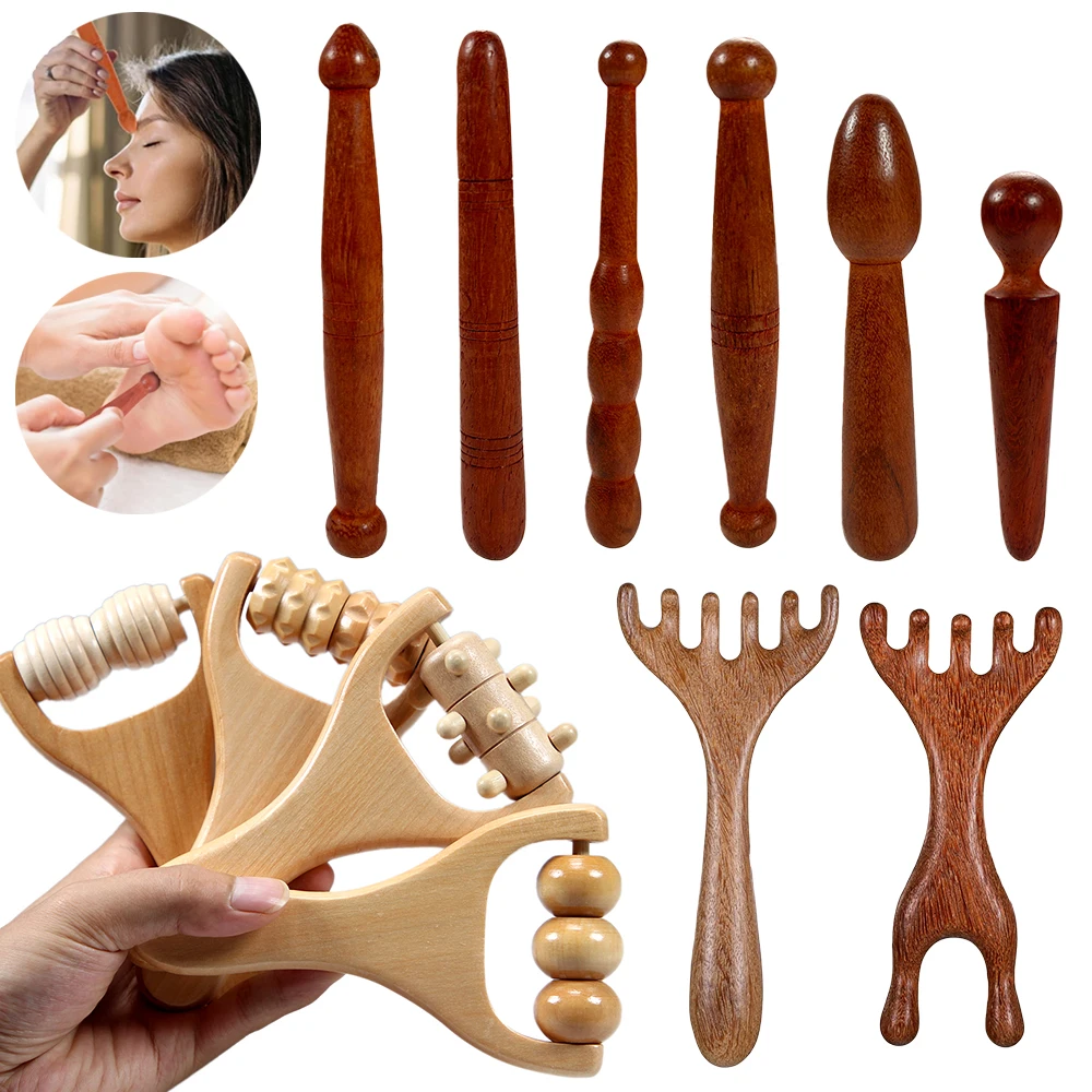 1Pcs Wooden Massage Roller Reflexology Sticks Foot Hand Massage Stick Tools Thai Face Neck Back Waist Massager Trigger Points
1Pcs Wooden Massage Roller Reflexology Sticks Foot Hand Massage Stick Tools Thai Face Neck Back Waist Massager Trigger Points