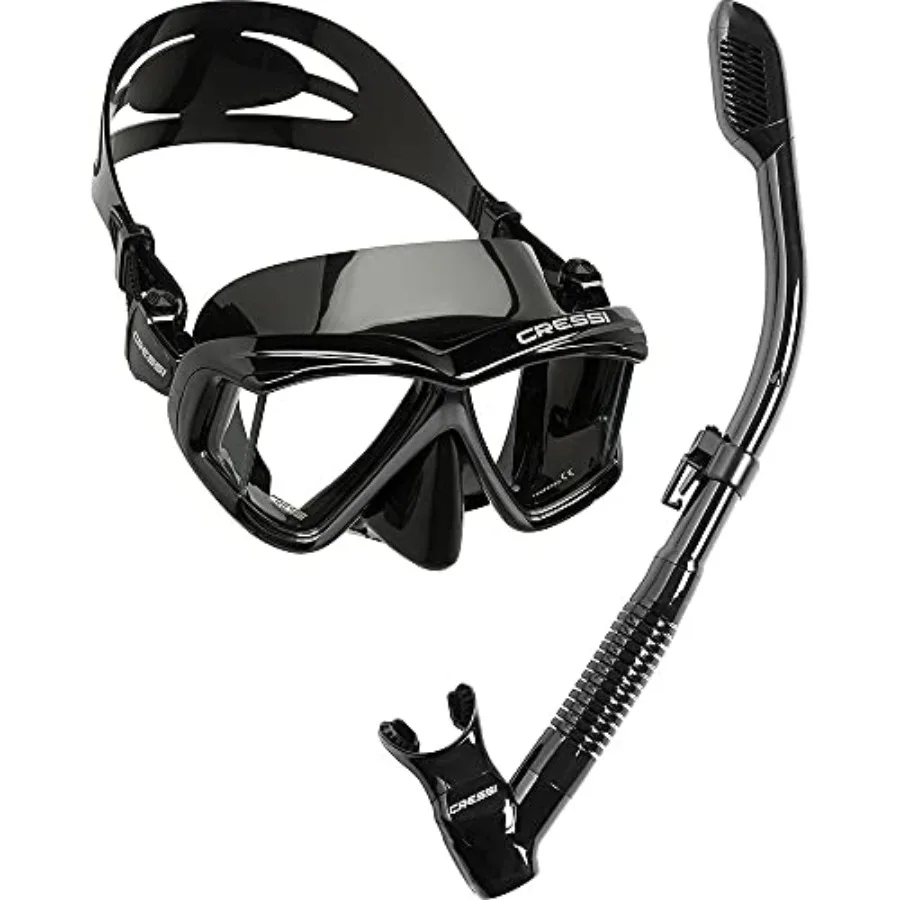 Panoramic Wide View Mask Dry Snorkel Kit for Snorkeling, Scuba Diving - Pano 4 Supernova Dry: Designed in Italy
Panoramic Wide View Mask Dry Snorkel Kit for Snorkeling, Scuba Diving - Pano 4 Supernova Dry: Designed in Italy
