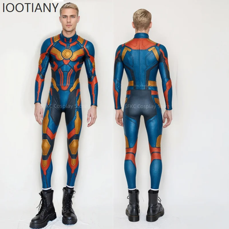 Men's Sci-Fi Steampunk Purple Robot Mecha Bodysuit Anime Adult Role Playing Aerial Yoga Performance Stage Costume Zentai Suit
Men's Sci-Fi Steampunk Purple Robot Mecha Bodysuit Anime Adult Role Playing Aerial Yoga Performance Stage Costume Zentai Suit