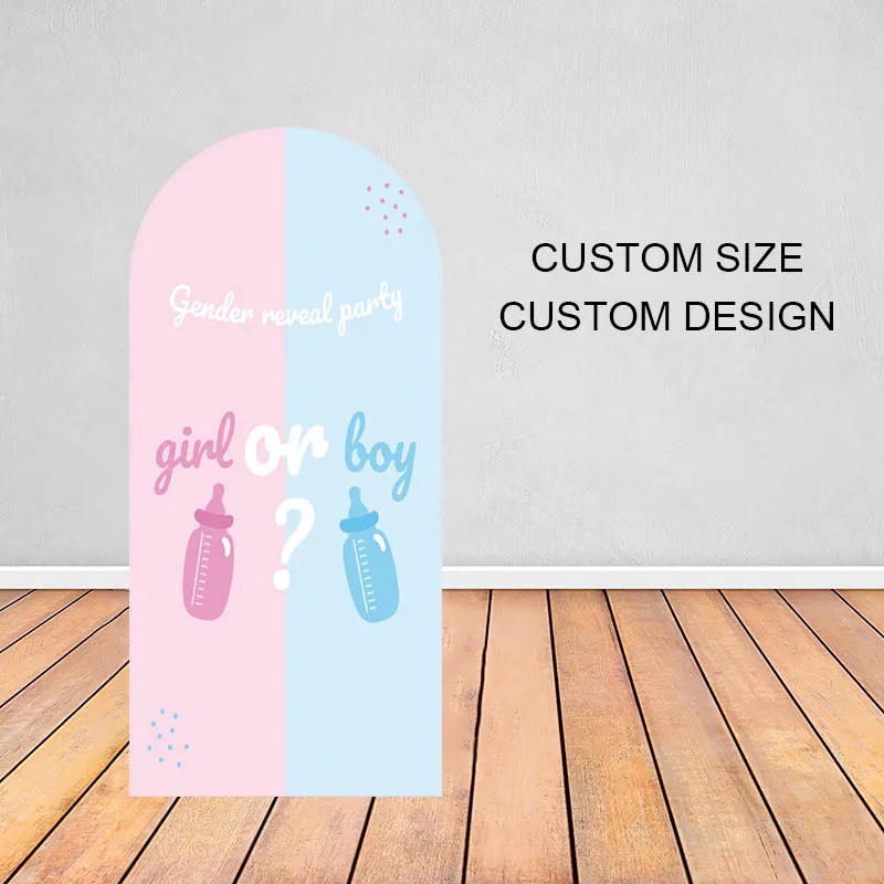 Mehofond Gender Reveal Party Arched Backdrop Round Top Double-sided Cover for Girl or Boy Pink and Blue Background Photo Studio
Mehofond Gender Reveal Party Arched Backdrop Round Top Double-sided Cover for Girl or Boy Pink and Blue Background Photo Studio