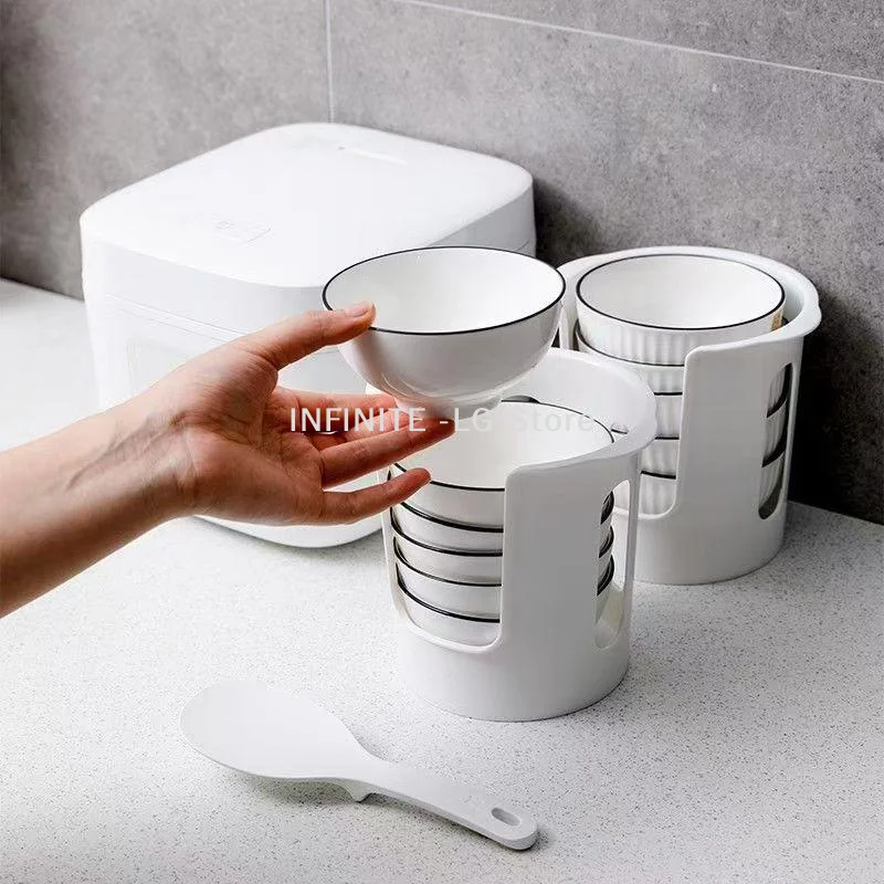 Bowl Storage Rack Dish Rack Kitchen Storage Tableware Draining Rack Easy To TakeINFINITE -LG
Bowl Storage Rack Dish Rack Kitchen Storage Tableware Draining Rack Easy To TakeINFINITE -LG