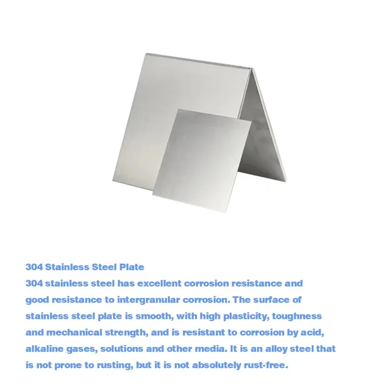 Welding Grade 304 Stainless Steel Square Sheet 200x100 200x200 300x300mm Metal Stock
Welding Grade 304 Stainless Steel Square Sheet 200x100 200x200 300x300mm Metal Stock