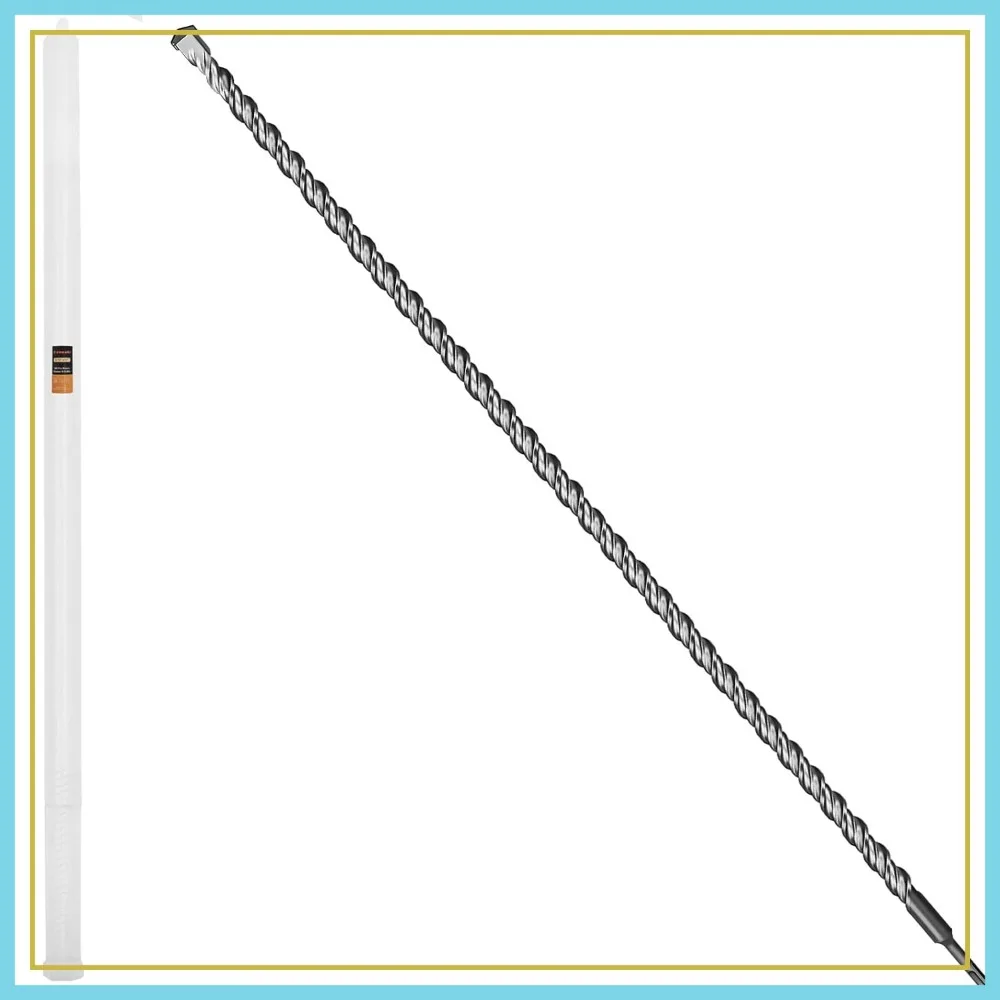 SDS Plus Rotary Hammer Drill Bit 1-1/4" x 39" for Concrete, Brick, Cement & Stone - Durable Alloy Tip, Fast Drilling
SDS Plus Rotary Hammer Drill Bit 1-1/4" x 39" for Concrete, Brick, Cement & Stone - Durable Alloy Tip, Fast Drilling