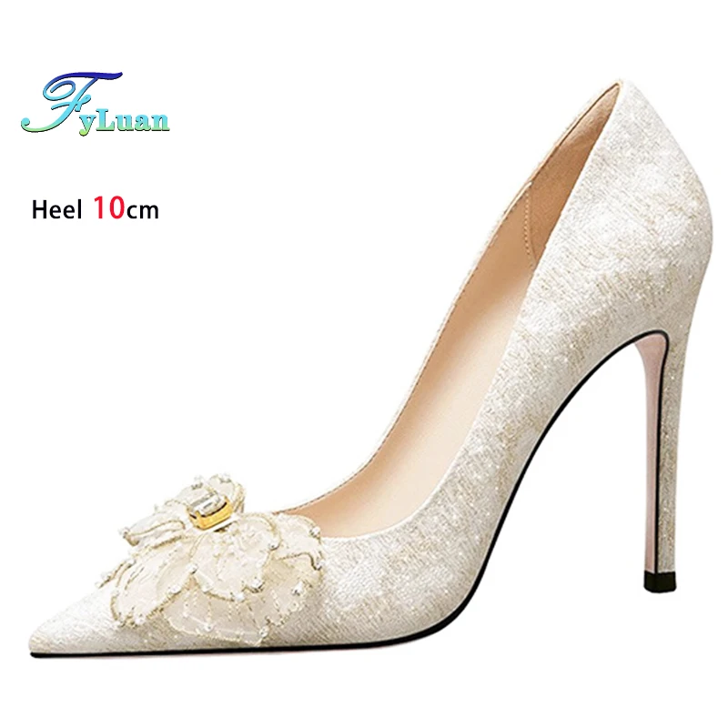 Женская обувь на высоком каблуке с золотым бантом, 10 см, 8 см, 6 см, женские туфли-лодочки на тонком каблуке с острым носком, туфли на шпильке для свадебной вечеринки
Женская обувь на высоком каблуке с золотым бантом, 10 см, 8 см, 6 см, женские туфли-лодочки на тонком каблуке с острым носком, туфли на шпильке для свадебной вечеринки