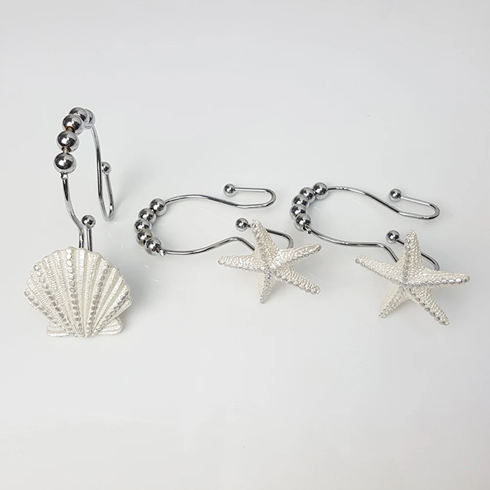 12PCS Shower Curtain Rings Stainless Steel Bathroom Hooks Seashell Marine Decor RustProof Clean Gift Home
12PCS Shower Curtain Rings Stainless Steel Bathroom Hooks Seashell Marine Decor RustProof Clean Gift Home