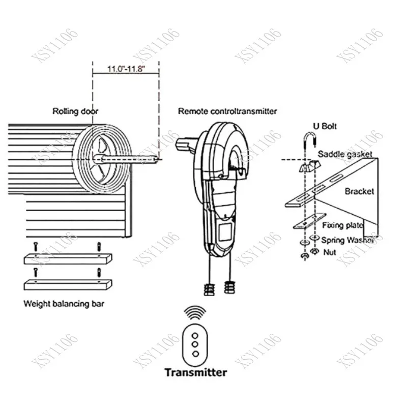 800N Automatic Electric Garage Door Opener High-Quality Roller Shutter Rolling Door Drive for Home Security And Convenience
800N Automatic Electric Garage Door Opener High-Quality Roller Shutter Rolling Door Drive for Home Security And Convenience