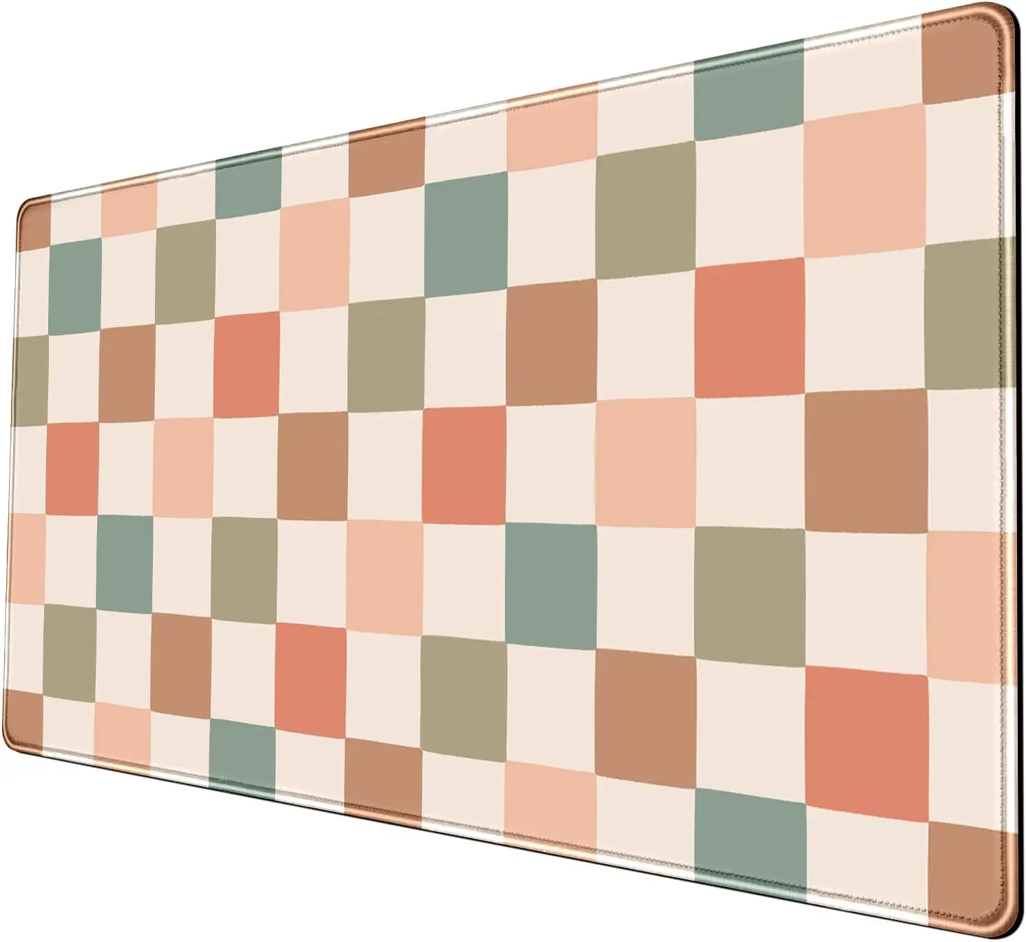 Boho Checkered Desk Mat, Retro Beige Plaid Mouse Pad XL 31.5x15.7in for Home Office
Boho Checkered Desk Mat, Retro Beige Plaid Mouse Pad XL 31.5x15.7in for Home Office