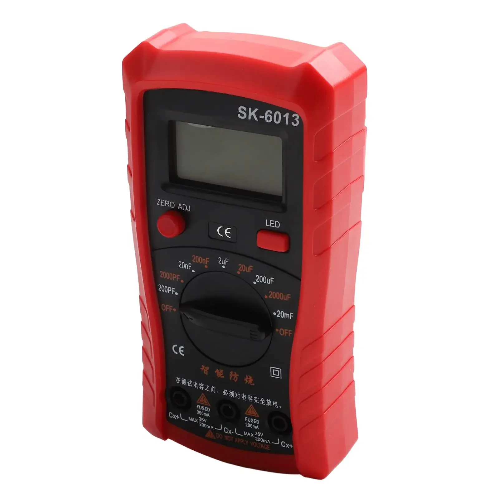 Test Pen Input Digital Capacitance Meter Convenient Measurement Support Drop Protection Silicone Case About 143*74*35mm
Test Pen Input Digital Capacitance Meter Convenient Measurement Support Drop Protection Silicone Case About 143*74*35mm