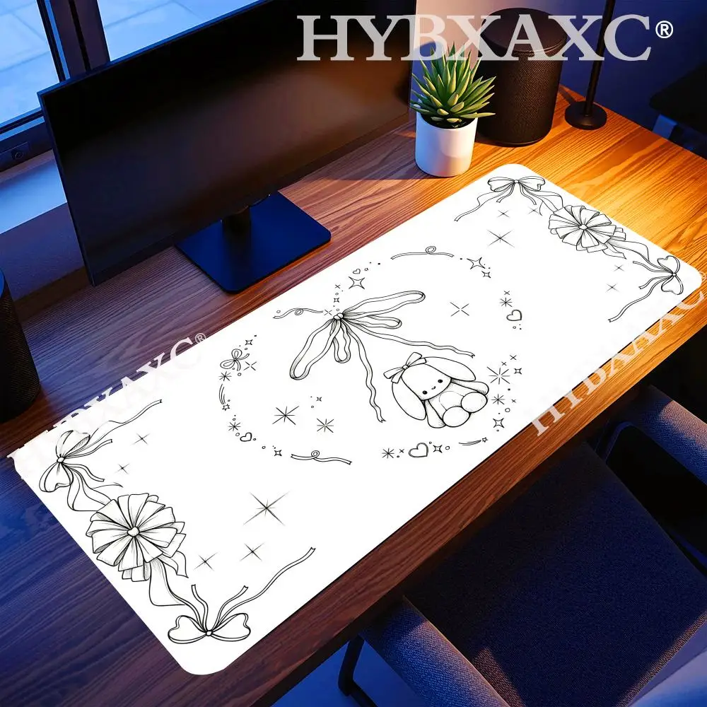 HYBXAXC White Desk Mat Cute Mousepad Kawaii Bunny Desk Mat with Anti-Slip Base, Ideal for Daily Office Work and Gaming
HYBXAXC White Desk Mat Cute Mousepad Kawaii Bunny Desk Mat with Anti-Slip Base, Ideal for Daily Office Work and Gaming