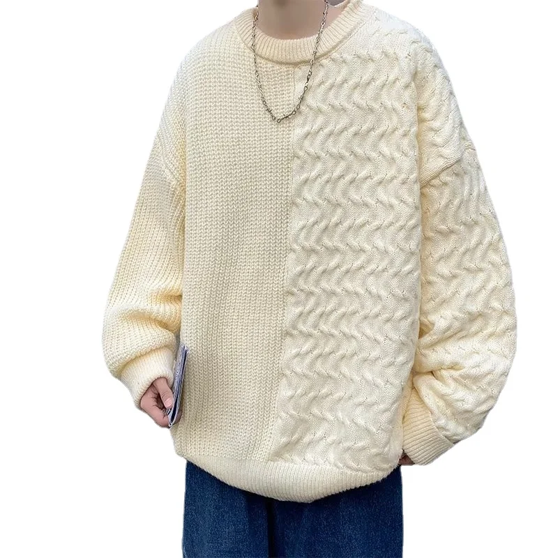 Men's New Fashion Round Neck Pullover Literature Sweater Long Sleeve Warm Keeping Versatile Youth Knitwear Men Clothes
Men's New Fashion Round Neck Pullover Literature Sweater Long Sleeve Warm Keeping Versatile Youth Knitwear Men Clothes