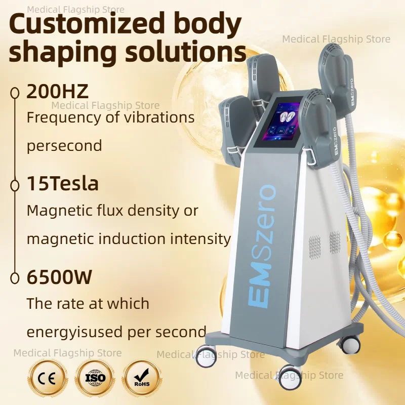 Professional EMSzero HIEMT Muscle Stimulation NEO 6500W RF Machine Body Sculpting Equipment Fat Burning Slimming
Professional EMSzero HIEMT Muscle Stimulation NEO 6500W RF Machine Body Sculpting Equipment Fat Burning Slimming