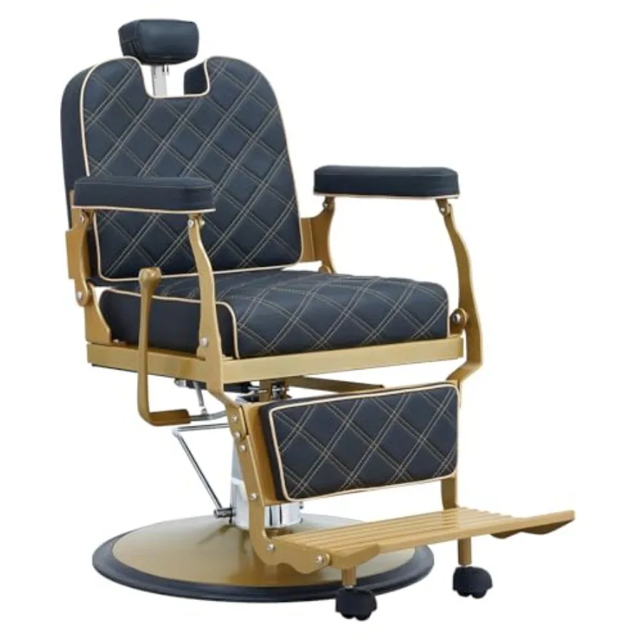 Barber Chair Hair Salon Chair, Heavy Duty 700 LBS, for Hair Stylist Barber Beauty Tattoo Massage Gold
Barber Chair Hair Salon Chair, Heavy Duty 700 LBS, for Hair Stylist Barber Beauty Tattoo Massage Gold