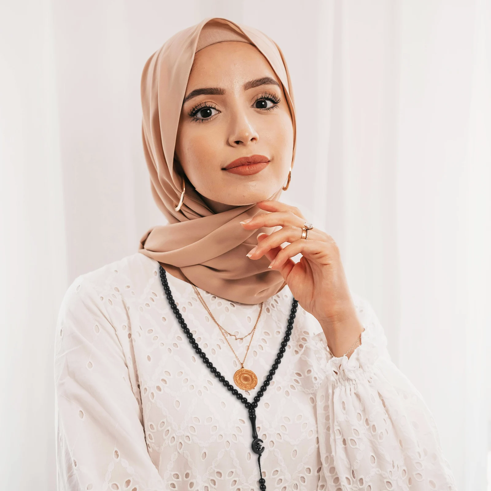 Premium Islamic Rosary Prayer Beads Muslim Handheld Religious Beading Necklace Tassels Acrylic Comfortable for Family
Premium Islamic Rosary Prayer Beads Muslim Handheld Religious Beading Necklace Tassels Acrylic Comfortable for Family