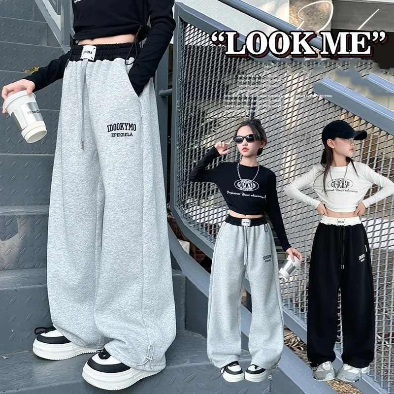 Girl Long Pants Tween Child Streetwea Trendy American Style Sweatpants Autumn 2025 New Item Kid Casual Fashion Bottom Age 4-14Y
Girl Long Pants Tween Child Streetwea Trendy American Style Sweatpants Autumn 2025 New Item Kid Casual Fashion Bottom Age 4-14Y