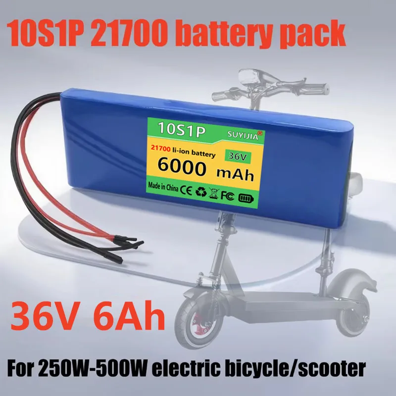 Nouveau 36V 6Ah 10S1P 21700 Batterie Lithium-ion Rechargeable Intégrée 20A BMS Pour 250W-500W-750W
Nouveau 36V 6Ah 10S1P 21700 Batterie Lithium-ion Rechargeable Intégrée 20A BMS Pour 250W-500W-750W