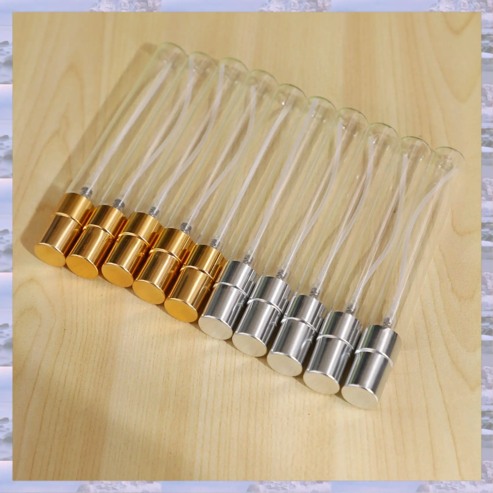 2025-10 Pieces/10ML Refillable Parfum Travel Spray Bottle , Portable Perfume Spray Bottle With Aluminium Pump
2025-10 Pieces/10ML Refillable Parfum Travel Spray Bottle , Portable Perfume Spray Bottle With Aluminium Pump