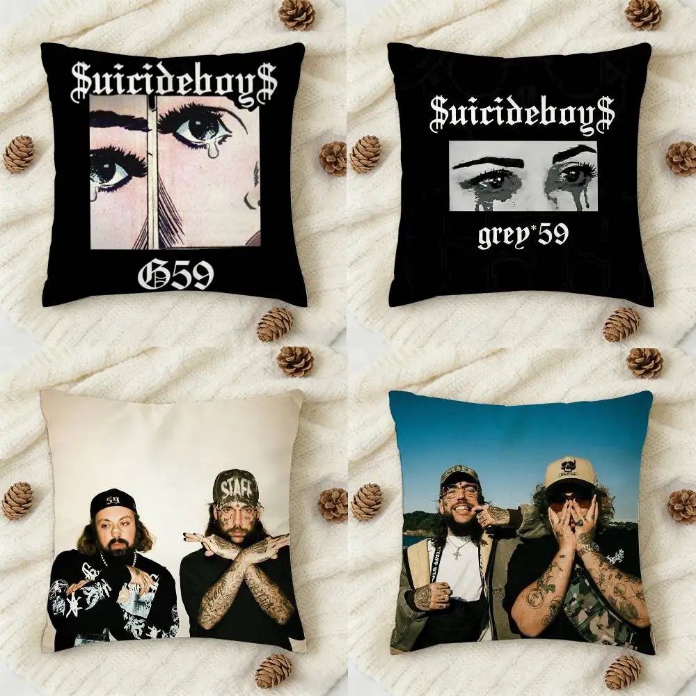 Singer album S-Suicideboys G59 Double-sided Printed Square Decorative Cushion Cover for Sofa Living Room Home Decor
Singer album S-Suicideboys G59 Double-sided Printed Square Decorative Cushion Cover for Sofa Living Room Home Decor