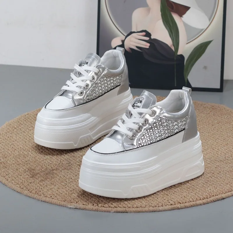 2026 New 10CM Fashion Air Mesh Leather Breathable Pumps Summer Fashion Chunky Sneaker Heels Sandals Platform Wedge Hollow Shoes
2026 New 10CM Fashion Air Mesh Leather Breathable Pumps Summer Fashion Chunky Sneaker Heels Sandals Platform Wedge Hollow Shoes