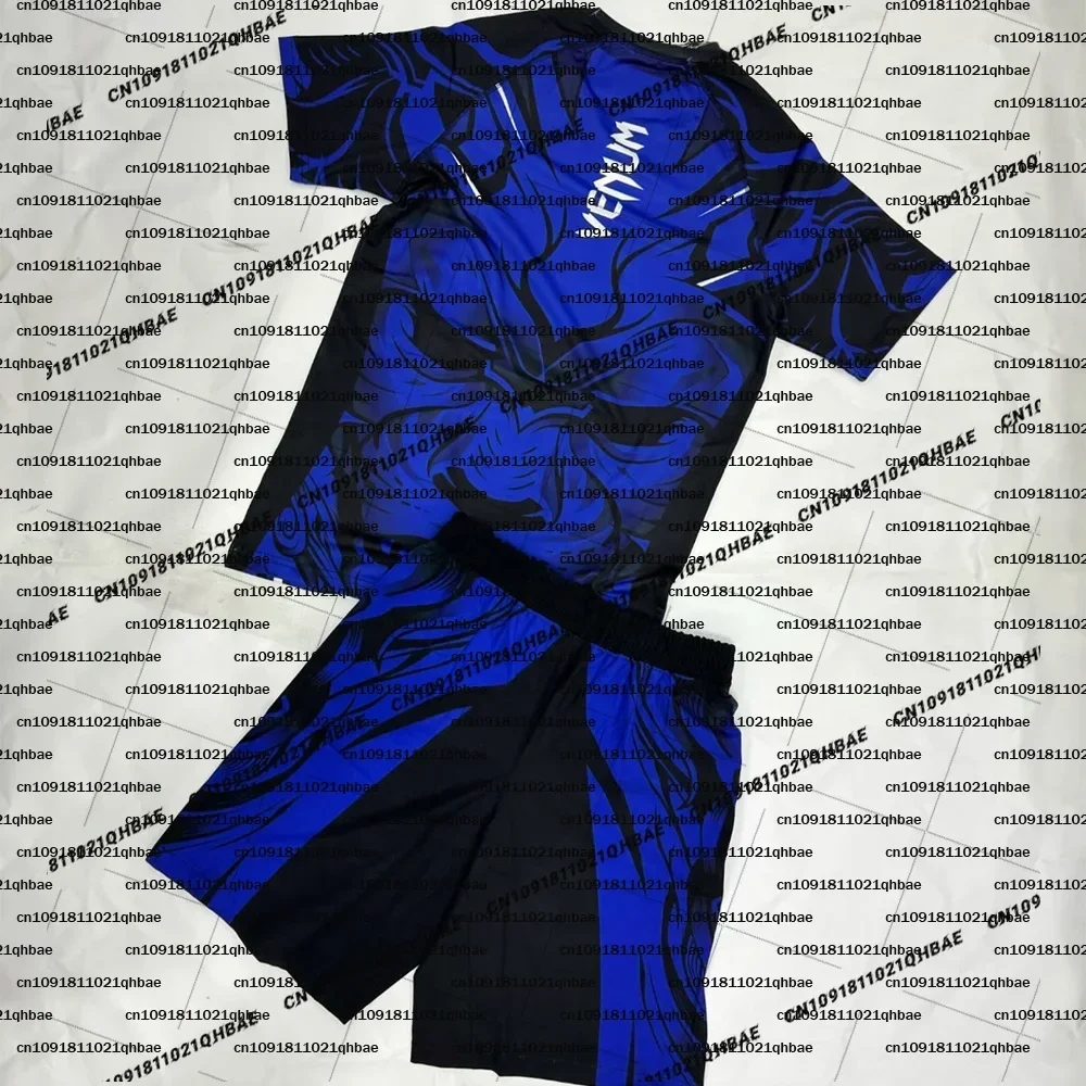 Top Boxer MMA Octagonal Cage Blue lion 3D printing Tshirt Shorts Set Men Sports Training Running Set Speed drying Fighting Set
Top Boxer MMA Octagonal Cage Blue lion 3D printing Tshirt Shorts Set Men Sports Training Running Set Speed drying Fighting Set