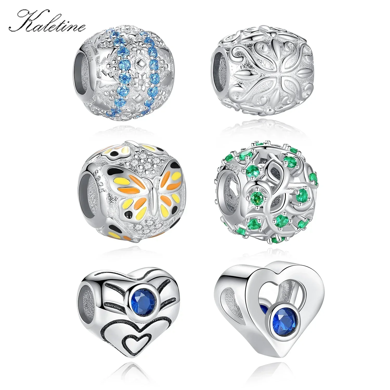 KALETINE Love Cute Butterfly Round Enamel 925 Sterling Silver Charms Beads For Jewelry Making fit Bracelet Necklace
KALETINE Love Cute Butterfly Round Enamel 925 Sterling Silver Charms Beads For Jewelry Making fit Bracelet Necklace