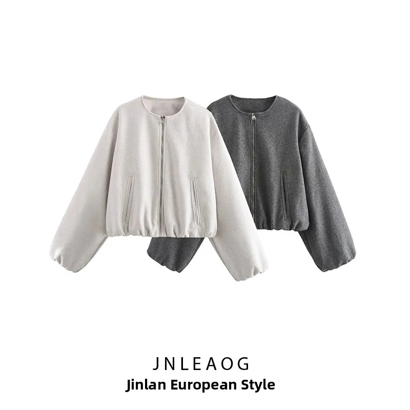 JNLEAOG Soft Pilot Jaet, женская модная дизайнерская осенняя новая ветрозащитная полиэстеровая верхняя одежда для женщин-пилотов
JNLEAOG Soft Pilot Jaet, женская модная дизайнерская осенняя новая ветрозащитная полиэстеровая верхняя одежда для женщин-пилотов