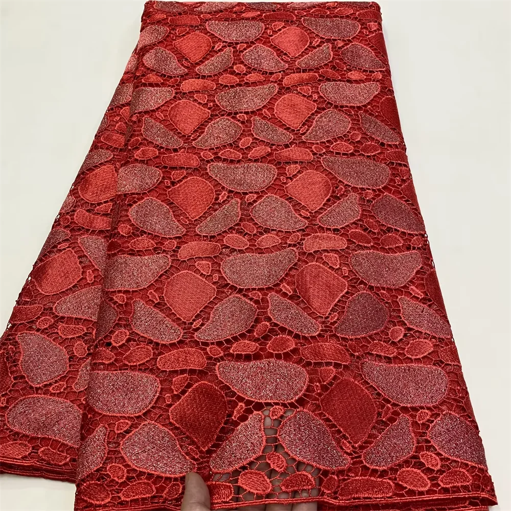 5Yards Hollow Out Circle Style African Water Soluble Lace Fabric 2023 Nigerian Guipure Cord Lace Fabric For Women Dress Wedding
5Yards Hollow Out Circle Style African Water Soluble Lace Fabric 2023 Nigerian Guipure Cord Lace Fabric For Women Dress Wedding