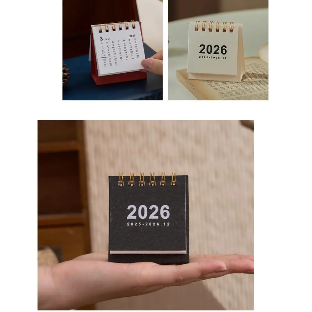 Month Date Display 2026 Mini Desk Calendar Coil Binding Solid Color Horse Year Calendar Simple Date Planner Monthly Planner
Month Date Display 2026 Mini Desk Calendar Coil Binding Solid Color Horse Year Calendar Simple Date Planner Monthly Planner