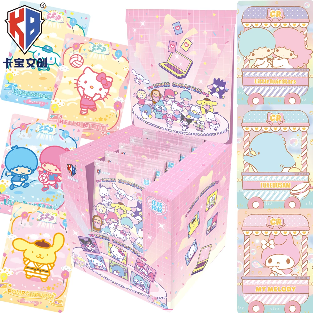 KABAO Genuine Sanrio Collection Cards Amusement Park Theme Lovely Stars Surprise Cartoon Anime Cards Christmas Gifts for Kids
KABAO Genuine Sanrio Collection Cards Amusement Park Theme Lovely Stars Surprise Cartoon Anime Cards Christmas Gifts for Kids