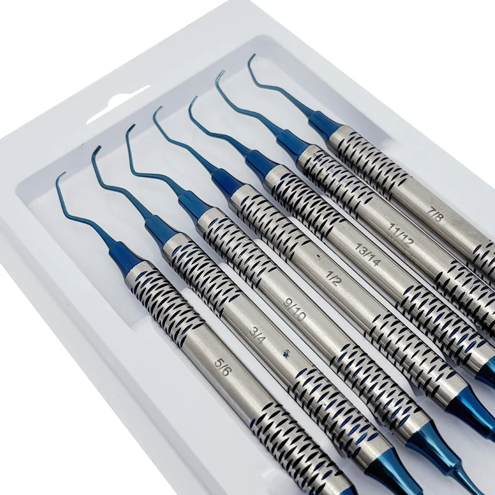7Pcs Dental Scaler Set for Subgingival Calculus Removal Periodontal Cleaning Root Planing and Gum Care
7Pcs Dental Scaler Set for Subgingival Calculus Removal Periodontal Cleaning Root Planing and Gum Care
