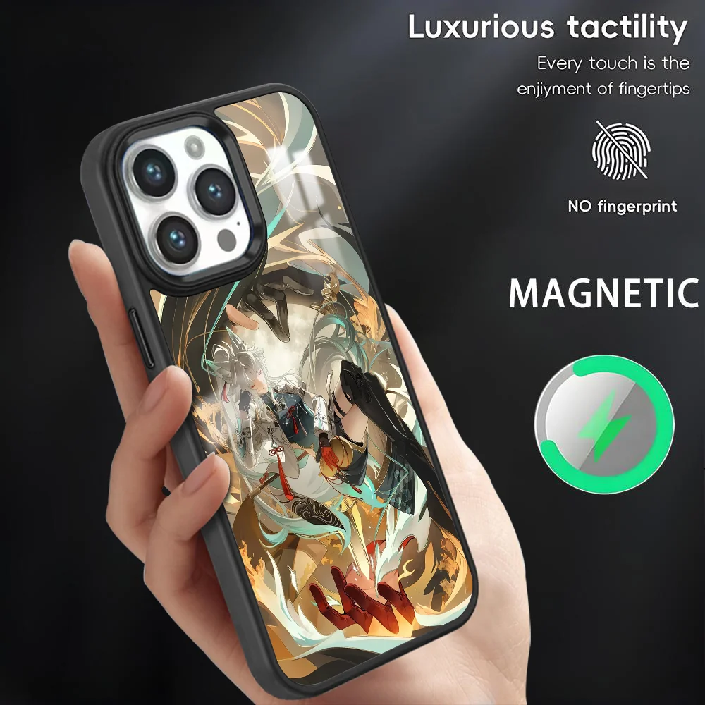 Feixiao Honkai Star Rail Phone Case For iPhone 16 15 14 13 12 11 Pro Max Plus Mini Magnetic Magsafe Wireless Charging Cover
Feixiao Honkai Star Rail Phone Case For iPhone 16 15 14 13 12 11 Pro Max Plus Mini Magnetic Magsafe Wireless Charging Cover