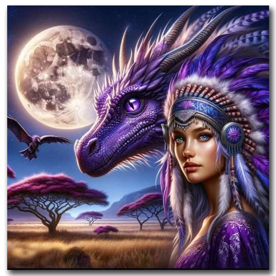 Purple Dragon And Woman DIY Diamond Painting Kit New 2024 Full Square Round Full Diamond Embroidery Handmade Mosaic Home Decor
Purple Dragon And Woman DIY Diamond Painting Kit New 2024 Full Square Round Full Diamond Embroidery Handmade Mosaic Home Decor