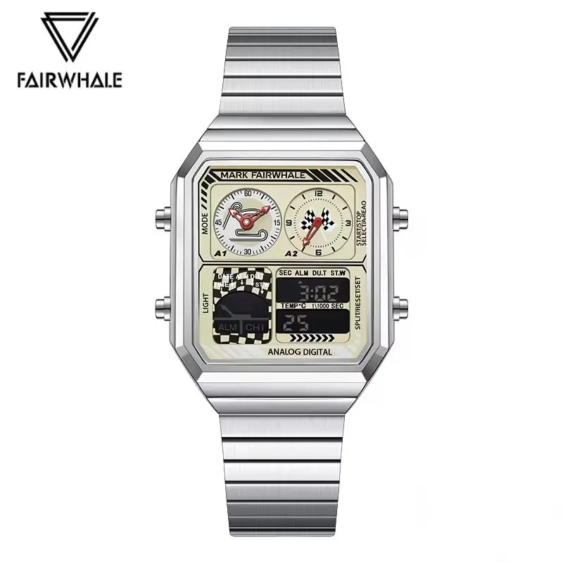 Mark Fairwhale 4460, модные мужские электронные часы, светящийся хронограф, будильник, календарь, спортивные повседневные часы на открытом воздухе для мужчин
Mark Fairwhale 4460, модные мужские электронные часы, светящийся хронограф, будильник, календарь, спортивные повседневные часы на открытом воздухе для мужчин