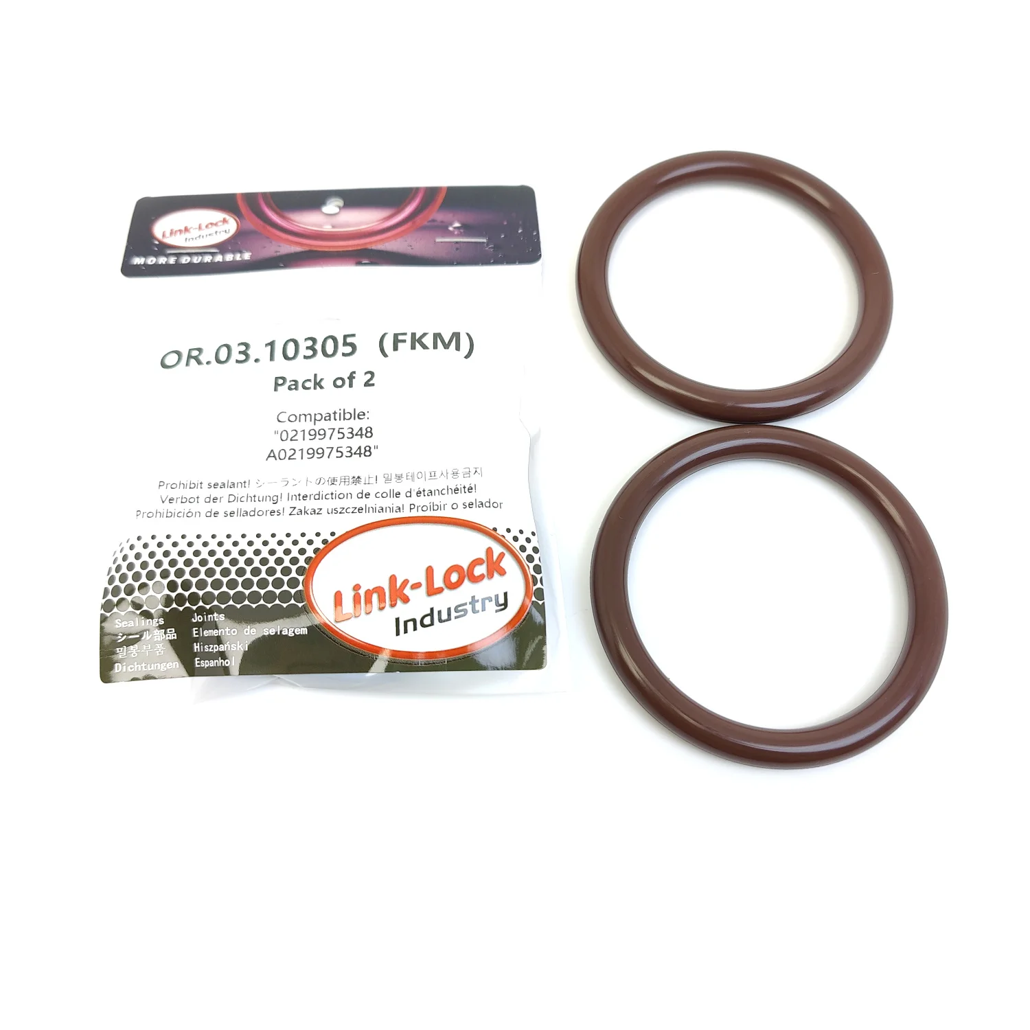 LINK-LOCK 2PCS OR.03.10305 FKM Viton Sealing O-Ring Kit of Turbocharger Air Hose 0219975348 A0219975348 for MERCEDES-BENZ-OM355
LINK-LOCK 2PCS OR.03.10305 FKM Viton Sealing O-Ring Kit of Turbocharger Air Hose 0219975348 A0219975348 for MERCEDES-BENZ-OM355