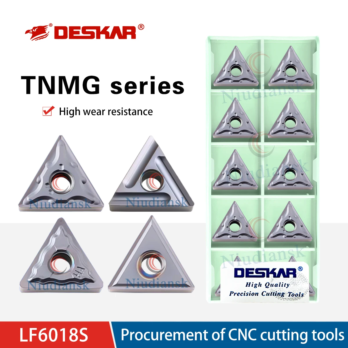 TNMG160404/08/12-CF/MA/MS/MQ/R-S/L-S/R-VF LF6018S CNC Lathe Triangular Outer Circle Turning Tool For Processing Stainless Steel
TNMG160404/08/12-CF/MA/MS/MQ/R-S/L-S/R-VF LF6018S CNC Lathe Triangular Outer Circle Turning Tool For Processing Stainless Steel