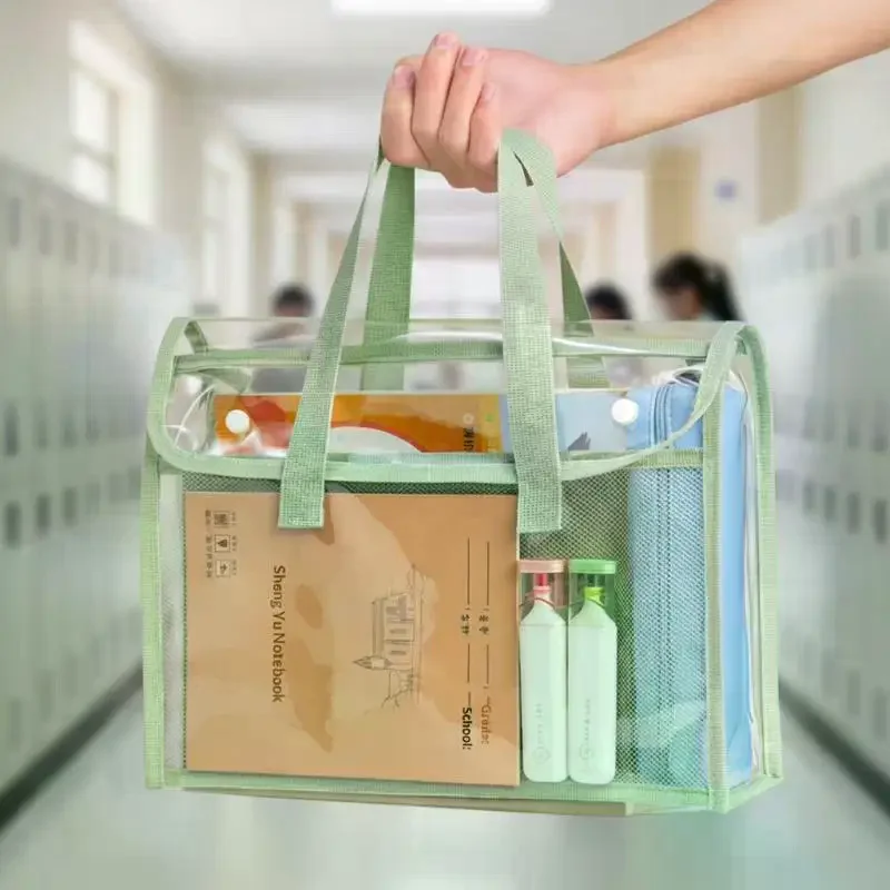 Large Capacity Portable Transparent Waterproof Handheld Folder, Expandable File Storage Bag, PVC Self-adhesive File Bag
Large Capacity Portable Transparent Waterproof Handheld Folder, Expandable File Storage Bag, PVC Self-adhesive File Bag