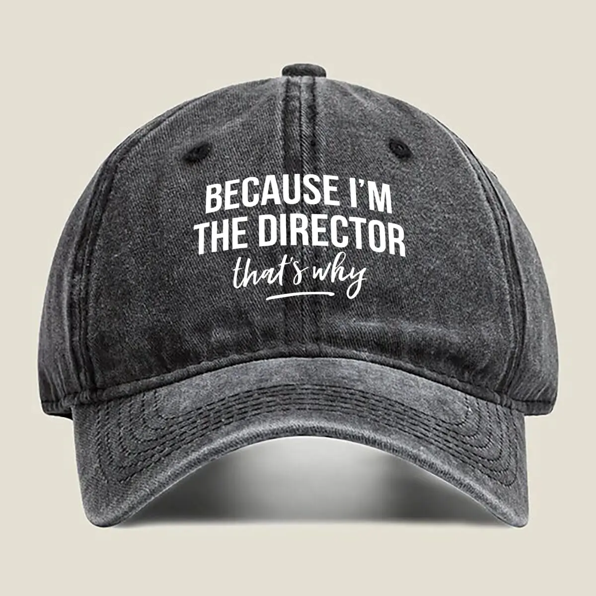 Режиссер - Жирный, Текст, Острый, Минималистский, Юмор - Тематическая стираная бейсболка
Режиссер - Жирный, Текст, Острый, Минималистский, Юмор - Тематическая стираная бейсболка