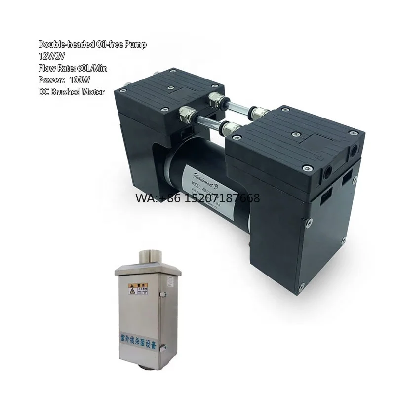 Gas Sampling Electric Air Pump Silent Corrosion Resistant PTFE 12V DC Booster Micro Diaphragm Vacuum Pump
Gas Sampling Electric Air Pump Silent Corrosion Resistant PTFE 12V DC Booster Micro Diaphragm Vacuum Pump