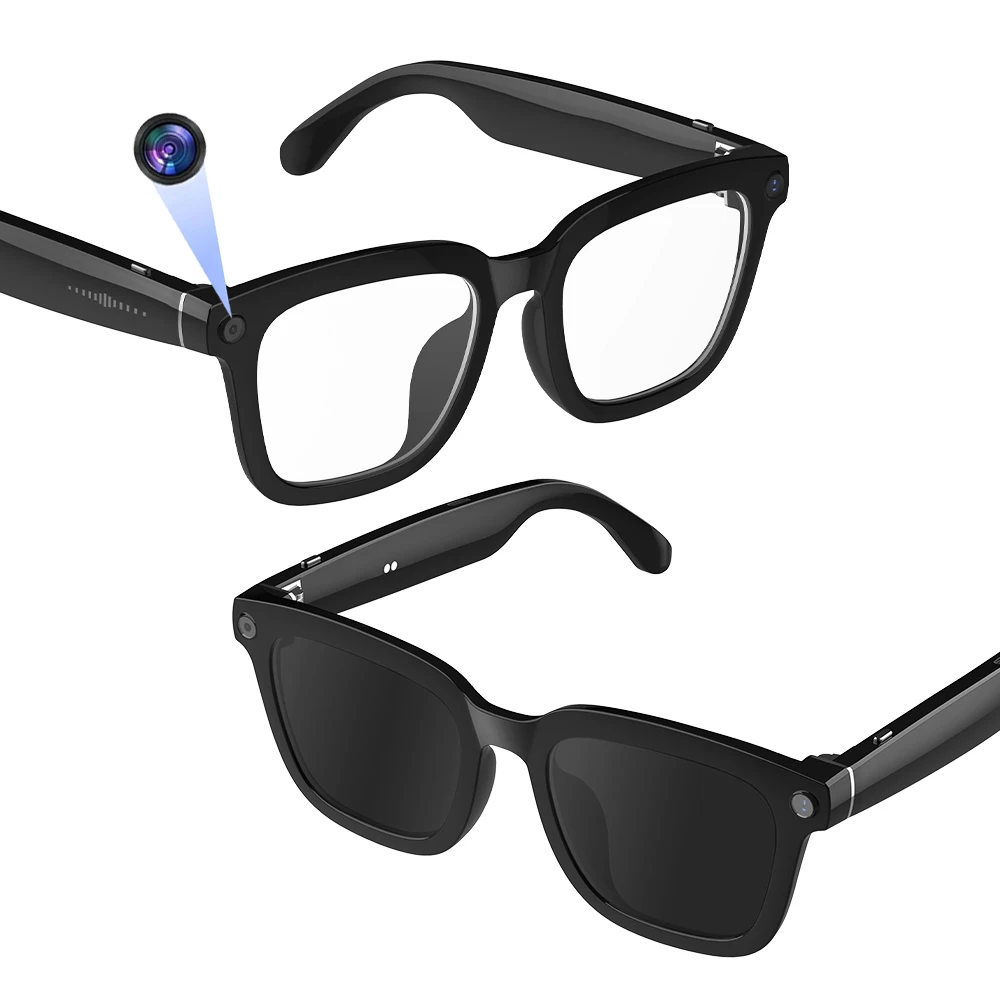 Smart Wearable Headset Translation Al Shooting Recording ENC Noise Reduction V03 Smart Glasses
Smart Wearable Headset Translation Al Shooting Recording ENC Noise Reduction V03 Smart Glasses